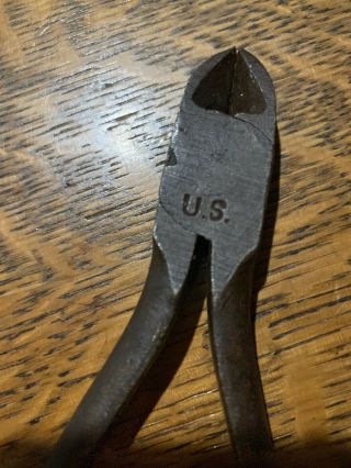 VINTAGE H.  Boker & Co.  U.  S MILITARY wire cutter WW II @g 4