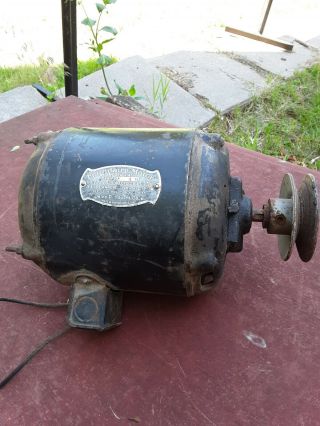 Vintage Frigidaire repulsion induction antique electric motor 1/6hp WORK 2