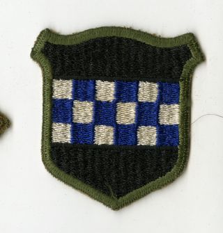 Wwii 99th Infantry Division Ripple Weave White Back Patch Bulge Europe