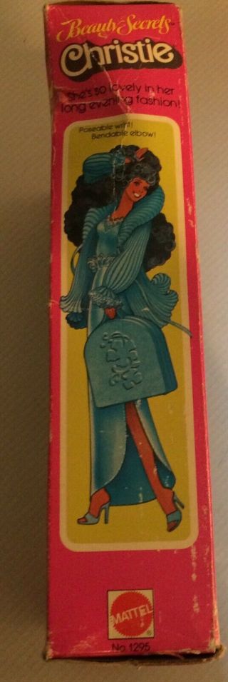 Beauty Secrets Christie Barbie Doll SuperStar Era AA Vintage 1295 1979 NRFB 5
