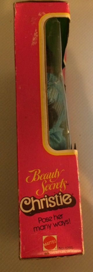 Beauty Secrets Christie Barbie Doll SuperStar Era AA Vintage 1295 1979 NRFB 7