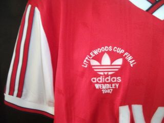 Vintage Arsenal Adidas 1987 League Cup Final shirt 4