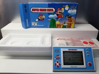Vtg 1988 Nintendo Mario Watch Game Ym - 105 Complete Near Lqqk