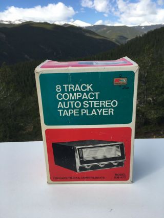 Vintage Kmart Audio 8 Track Auto Stereo Tape Player