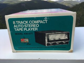 Vintage Kmart AUDIO 8 TRACK AUTO STEREO TAPE PLAYER 3