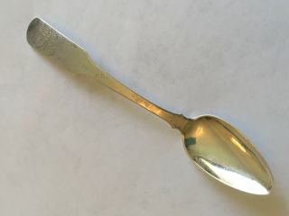Theophilus Bradbury Coin Silver spoon - Newburyport,  MA - Circa 1810 5