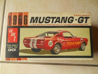 Rare Amt 1966 Mustang Fastback Annual