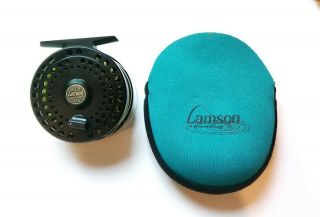 Lamson LP ' s 1.  5 Fly Reel Vintage w/mastery 3wt distance line 7