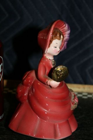 VERY RARE VINTAGE JOSEF ORIGINALS VICTORIAN LADY in FANCY DRESS HOLDING A MIRROR 7