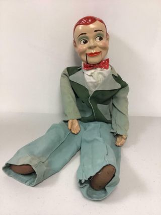 23 " Vintage Composition Jerry Mahoney Ventriloquist Dummy Doll