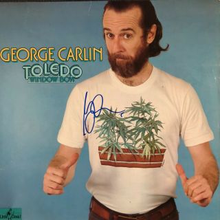 George Carlin Vintage Signed Lp Album / Jsa