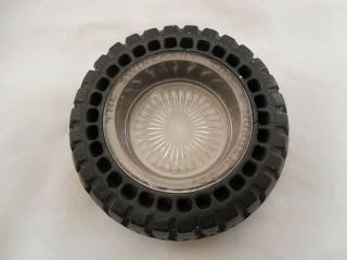 Automotive Advertising The Swinehart Tire Rubber Co.  Vintage Tire Ashtray