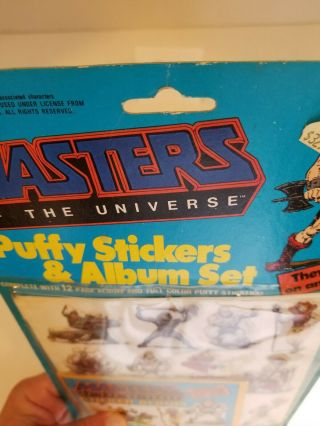 Vintage Motu Puffy Sticker And Album Set 2