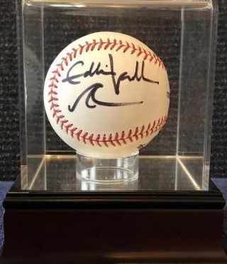 Eddie Vedder Signed Baseball w RARE Wave Sketch - PSA/DNA LOA - Chicago Cubs 2