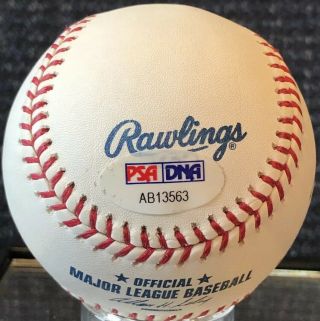 Eddie Vedder Signed Baseball w RARE Wave Sketch - PSA/DNA LOA - Chicago Cubs 4