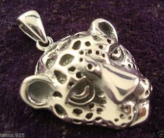 Vintage Style Molina Taxco Mexican 925 Sterling Silver Jaguar Pendant Mexico