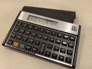 Vintage Hp 11c Hewlett Packard Scientific Calculator W/case Usa.