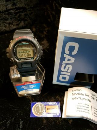 Vintage Men’s 1996 Casio G - Shock Dw - 6600 - 1v 1199 Illuminator Dw6600 - 1v Watch