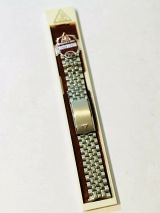 Vintage Jb Champion Stainless Steel 18mm Watch Band Diver N.  O.  S (10569m)