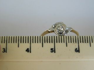 Antique 18ct Gold & Platinum Diamond Ring
