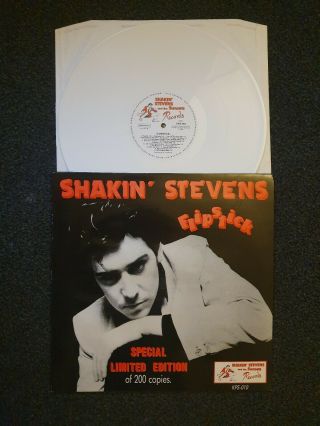 Shakin Stevens Flipstick White Vinyl Lp Rare