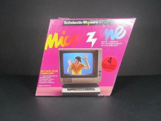 Microzine Vol 1 4 Disk Scholastic Apple Ii Plus Iie Vintage Wizware 1984