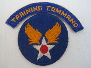 Ww Ii Army Air Force Training Comman Patch Authentic Vintage 100