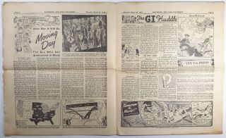 1945 WWII Stars And Stripes Newspaper Saar Guam Mitscher March 22 3