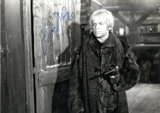 Horror German Actor Klaus Kinski,  Signed Vintage Photo