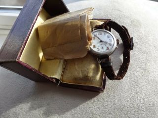 1st World War Military Trench Watch With R.  F.  C Inscription.