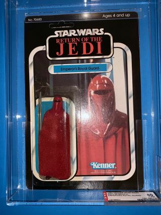 Vintage Star Wars Moc Rotj Imperial Guard Afa 80 - 1983 (unpunched)