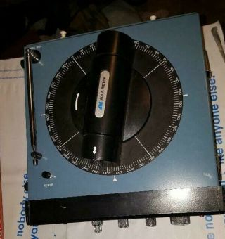 Vintage Aqua Meter 702 Digital Radio Directional Finder Serial 08830247