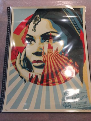 Shepard Fairey Target Exceptions Signed & Numbered Print Obey Art Rare