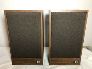Vintage Pair Teledyne Acoustic Research Ar 18j Speakers Rare - Parts/repair Read