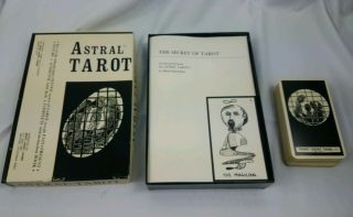 Astral Tarot Card Deck Complete Mont Saint Johns 1969 Box And Booklet Vintage