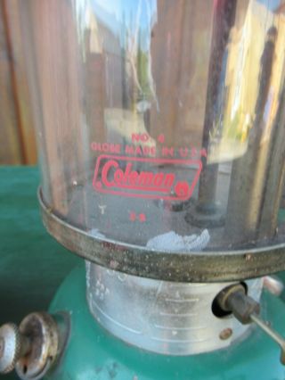 Vintage Coleman Lantern GREEN Model 335 Made in Canada 7 72 1972 w/ Globe,  Box 7