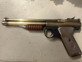 Vintage 1965 Benjamin 132 Pump Air Pistol.  22 Cal In