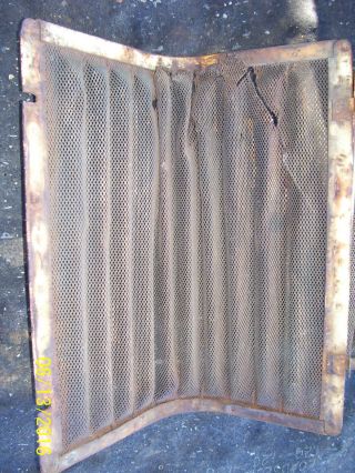 VINTAGE JI CASE 630 GAS TRACTOR - GRILLE SCREENS - 18 1/4 x 13 1/2 