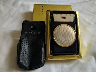 Vintage Sony TR - 610 Transistor Radio 6 Transistor Model Japan 1958 - 1960 Rare Box 6
