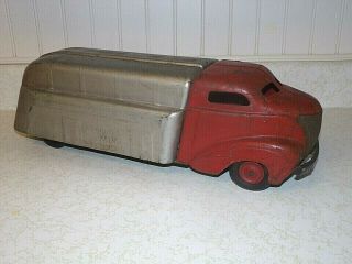 Vintage Wyandotte Pressed Steel Toy Gasoline Truck Untouched