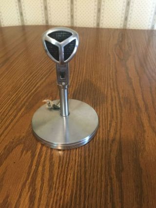 Ampex H - 1390 Vintage Microphone 1950’s - Stand -