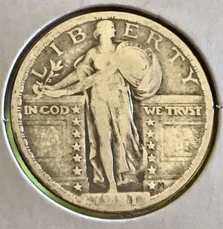 1921 Standing Liberty Quarter 25c Better Grade Very Rare Key Date 9756