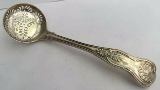 George Iv English Silver Sifter Spoon By Mary Chawner C.  1828