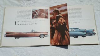 2 Rare 1959 Cadillac Brochures,  ' Prestige ' and ' Invitational '. 6