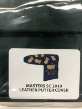 2019 Limited Edition Masters Scotty Cameron Putter Cover - Very Rare