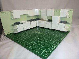 Vtg 40s 50s Republic Steel Kitchen Planner Design Kit Salesmans Sample Cabinets