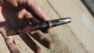 Vintage Parker Duofold Fountain Pen Multi - Colored Ice
