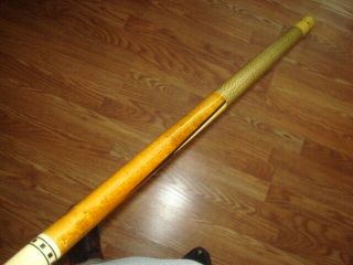 Vintage Meucci Two Point Pool Cue Rare Two Piece Stick 4