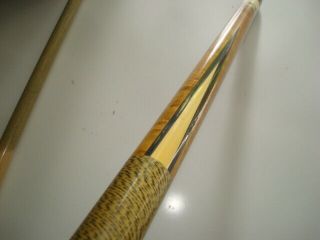 Vintage Meucci Two Point Pool Cue Rare Two Piece Stick 9