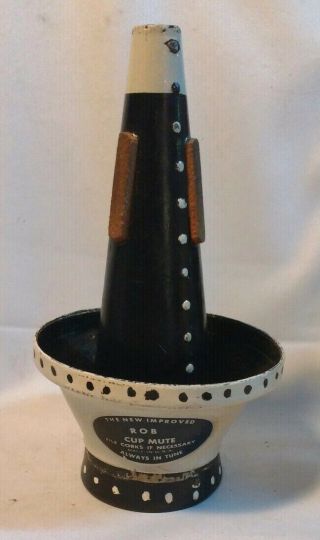Vintage For Restoration Ray Robinson Cup Mute Alway In Tune For Trumpet Coronet